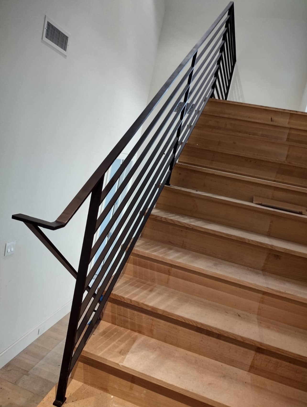 Decorative iron installation