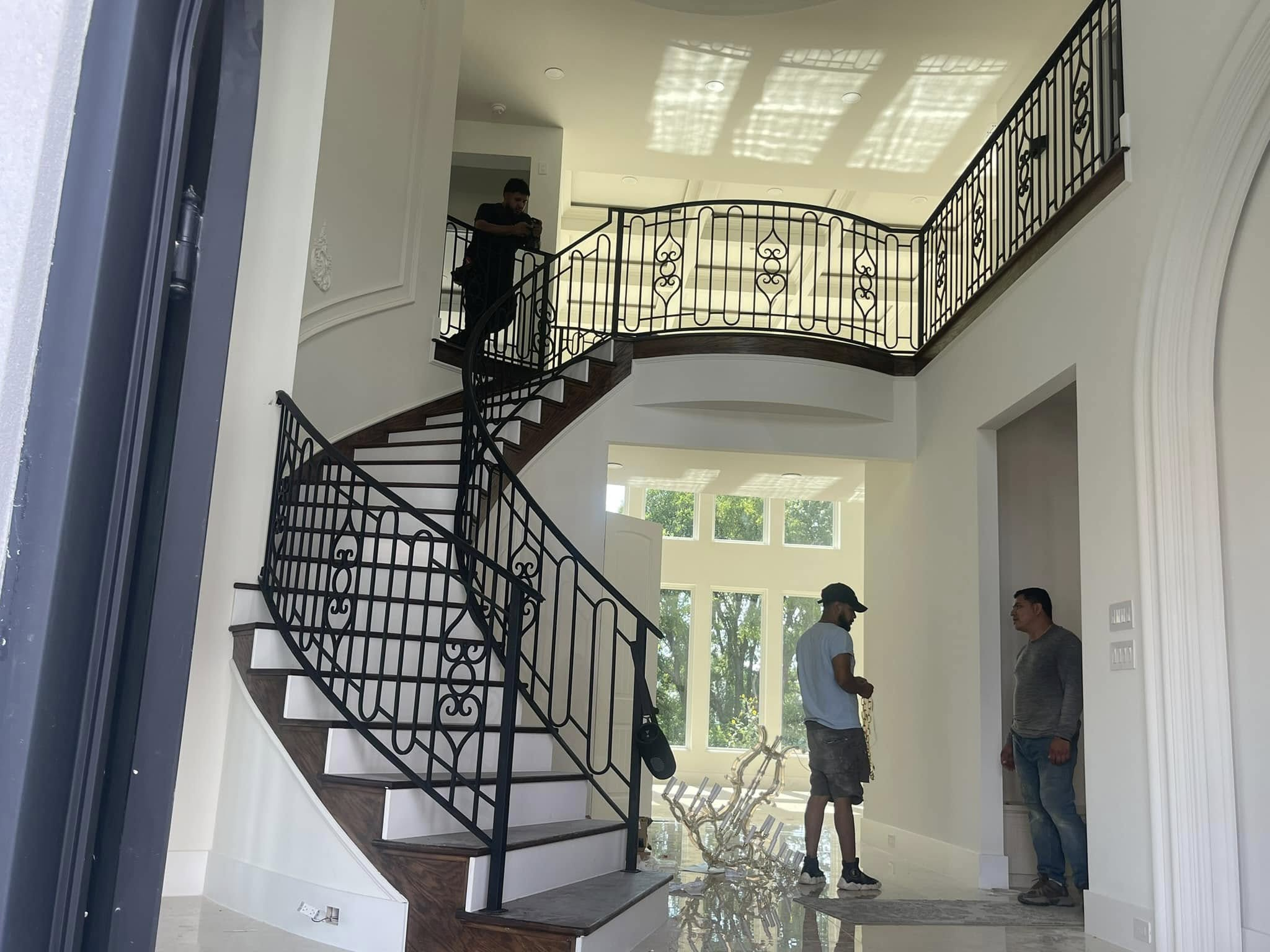 Ornamental metalwork detail